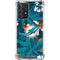 NFL Miami Dolphins Tropical Print Galaxy A52 5G Clear Case